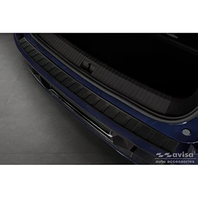 Afbeelding van Matzwart RVS Achterbumperprotector compatibel met Renault Megane E Tech 2022 &#039;Ribs&#039;