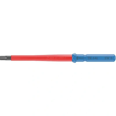 Afbeelding van Wera Kraftform Kompakt VDE 64 i 5,0 x 157 mm TIE Elektronica Inbus Verwisselbare kling 5.0