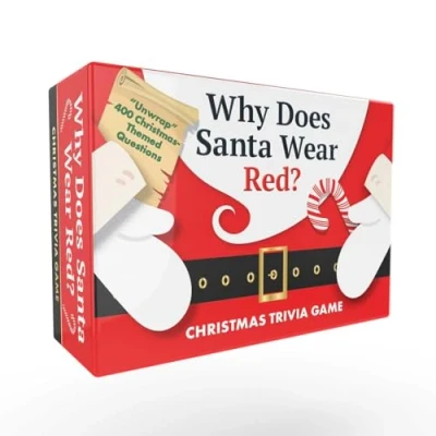 Afbeelding van Why Does Santa Wear Red? Christmas Trivia Game