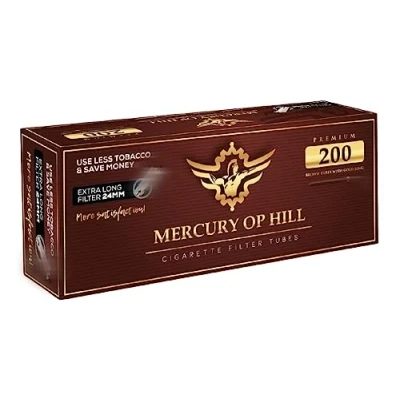Afbeelding van Mercury op Hill Brown Tubes (24 mm filter lengte) 200 buizen