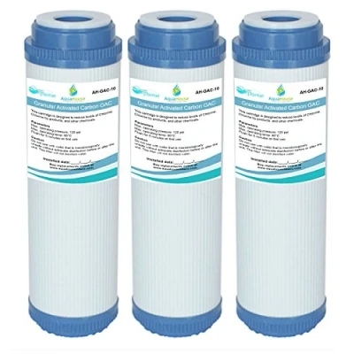 Afbeelding van 3X GAC 10 AquaHouse 10&quot; Granulaire Actieve Koolwaterfilterpatroon voor omgekeerde osmose, hele huis, drinkwater