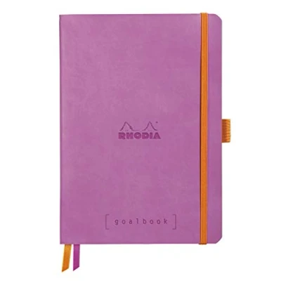 Afbeelding van Rhodia Goalbook Dotted A5 Softcover Lila [Wit Papier]