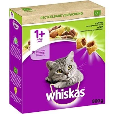 Afbeelding van Whiskas 1+ Lam Dubbelpak: 2 x 800 g