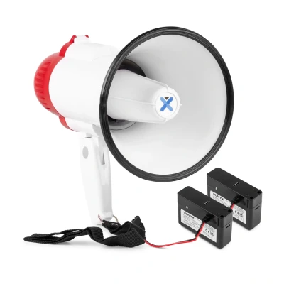 Afbeelding van Vonyx MEG025 Megafoon set met 2x lithium ion accu’s 25W