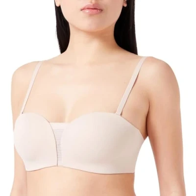Afbeelding van Triumph FLEX Smart Strapless BH, Dames, Maat: 70D 80F, Soft praline
