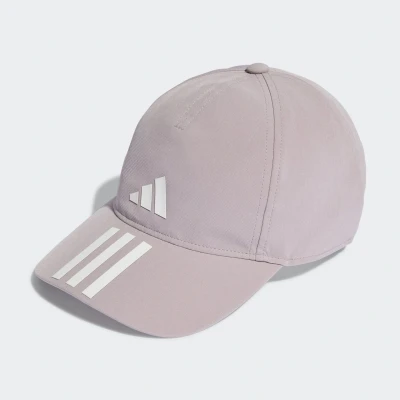 Afbeelding van adidas Performance Stripes Aeroready Running Baseball Pet Preloved fig white, Maat: M/L, white