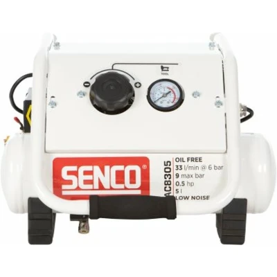 Afbeelding van Senco AC8305 Compressor Geluidsarm 350W 9 bar 5L 33L/m AFN0028