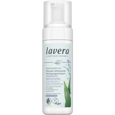 Afbeelding van Lavera Basis sensitiv cleansing foam FR GE (150 ml)