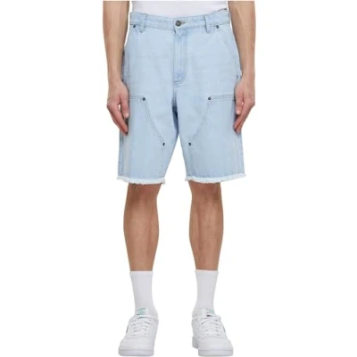 Afbeelding van Urban Classics OPEN EDGE TWO KNEE Jeansshort, Heren, Maat: W38, New light blue washed