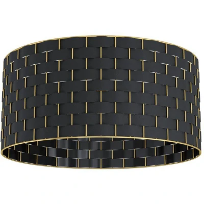 Afbeelding van EGLO Marasales Plafondlamp E27 Ã ̃ 48 cm Zwart/Geelkoper