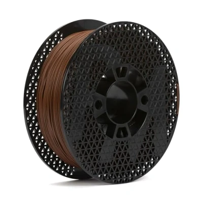Afbeelding van Filament PM PLA+ 1,75 mm, 1 kg spoel, 3D printerfilament, geschikt voor de meeste FDM printers, Skin Edition (Pantone 478C, RAL 8002, bruin)