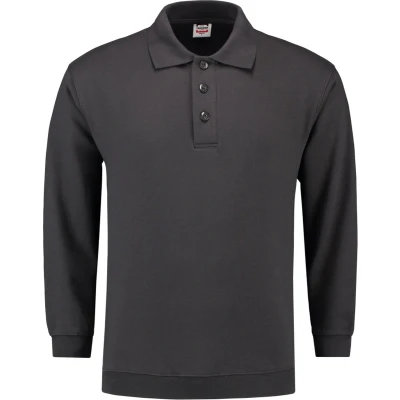 Afbeelding van Tricorp Polosweater Boord Casual Donkergrijs Maat XS
