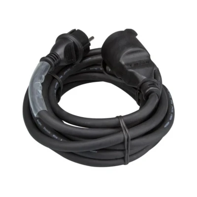 Afbeelding van RUBBER VERLENGKABEL MET KRIMPKOUS 3G2.5 5 m PENAARDE