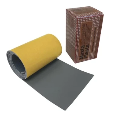 Afbeelding van MastaPlasta Originele zelfklevende lederen reparatiepatchtape grijs 150 x 10 cm (60&quot; 4&quot;). Instant bekleding kwaliteit krassen en scheurreparatie (verpakking kan variëren)