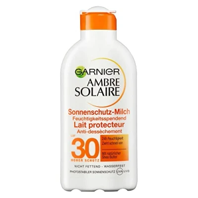 Afbeelding van Garnier Hydra 24H Sunscreen MILK SPF 30 Zelfbruiner, Dames, Maat: 200 ml,