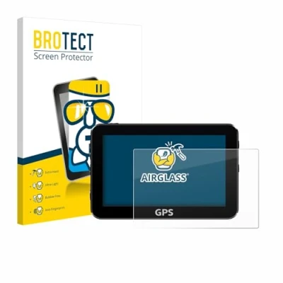 Afbeelding van BROTECT 7&quot; Glas Screen Protector voor Navigatie en GPS met 7.0 inch Display (17.8 cm) [154.8 mm x 87 mm, 16:9] Schermbeschermer [9H hardheid,
