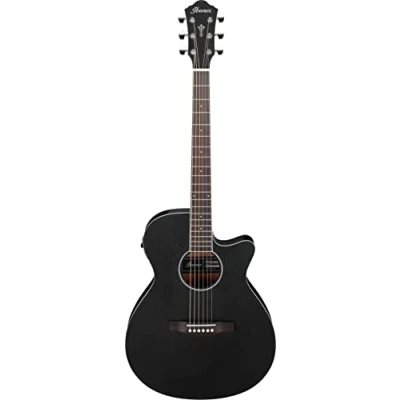 Afbeelding van Ibanez AEG7MH Weathered Black elektrisch akoestische westerngitaar