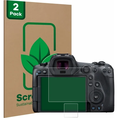 Afbeelding van ScreenLeaf Screenprotector voor Canon EOS R5 Duurzame schermbescherming Folie Beschermfolie transparant (2 Stuks)