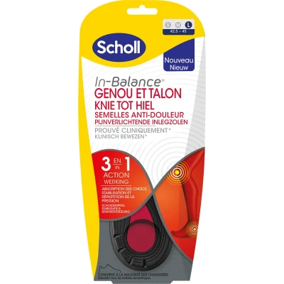 Afbeelding van Scholl In Balance Inlegzolen Knie tot Hiel Maat L 1PR