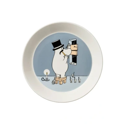 Afbeelding van Moomin Arabia Moominpappa bord Ø19 cm Grijs