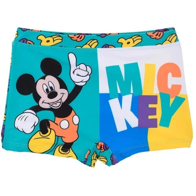 Afbeelding van Mickey Mouse zwembroek zwemboxer groen maat 104