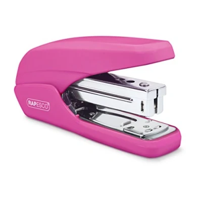 Afbeelding van Rapesco 1384 X5 25ps Minder Inspanning Nietmachine, 25 vel capaciteit, Hot Pink