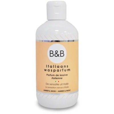 Afbeelding van 2x B&amp;B Italiaanse Wasparfum Amber&amp;Musk 250 ml