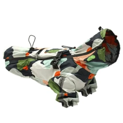 Afbeelding van Croci Hiking Go Harlequin Hondenjas, waterdicht, winddicht, 4 seizoenen, verstelbaar, ultralicht, met pootafdekking, meerkleurig, maat 35 cm