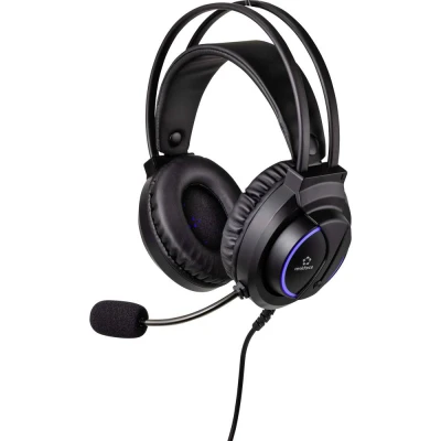 Afbeelding van Renkforce RF GHD 200 Over Ear headset Gamen Kabel Stereo Zwart Volumeregeling