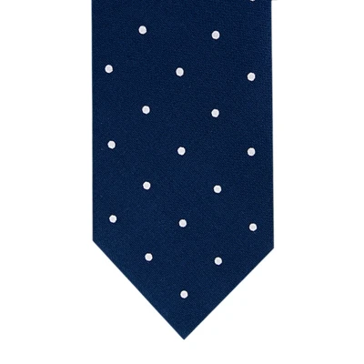 Afbeelding van Profuomo stropdas donkerblauw polkadot 1
