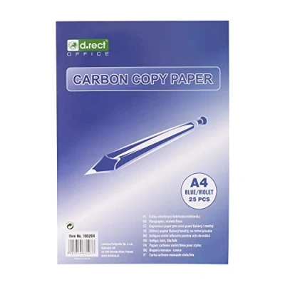 Afbeelding van D.RECT Paper, blauw schrijvend, DIN A4, 25 vellen/verpakking