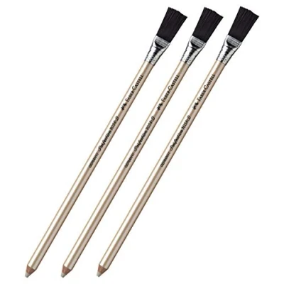Afbeelding van Faber Castell Perfection Gumpotlood (3 x 7058B met borstel)