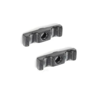 Afbeelding van 2x Draai Knoppen Zwarte Knop Latch Duim Catch Poort Shed Deur Konijn Hutch