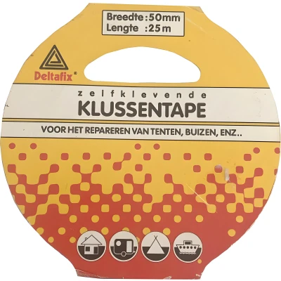 Afbeelding van Deltafix ducttape zelfklevend standaard wit 25 m x 50 mm