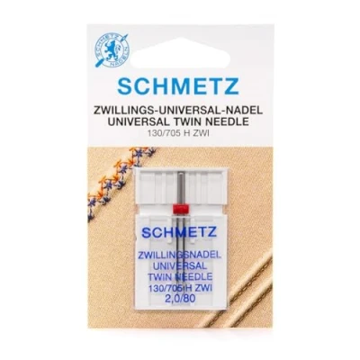 Afbeelding van Schmetz Tweeling 1 naald 2.0 80 10st