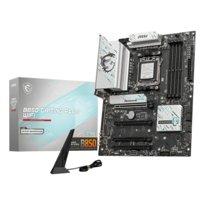 Afbeelding van MSI B850 GAMING PLUS WIFI moederbord RAID, 5Gb LAN, Wi Fi 7, BT, Sound, ATX