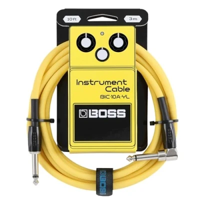 Afbeelding van Boss BIC 10A Yellow instrumentkabel 3m recht haaks