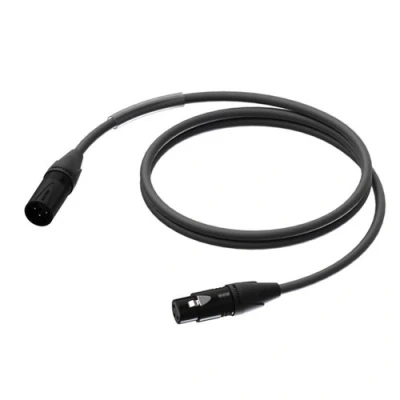 Afbeelding van Procab PRD953 Prime DMX AES XLR male female 3 meter