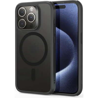Afbeelding van ESR Classic Hybrid HaloLock Telefoonhoesje geschikt voor Apple iPhone 15 Pro Shockproof Hardcase Hoesje MagSafe Compatible Zwart