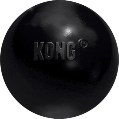 Afbeelding van Kong Extreme Rubber Bal Zwart MEDIUM 7,5X7,5X7,5 CM (83424)