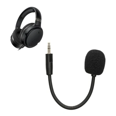 Afbeelding van kwmobile microfoon voor gaming headset geschikt Kingston Hyper X Cloud OrbitS 10 cm In zwart
