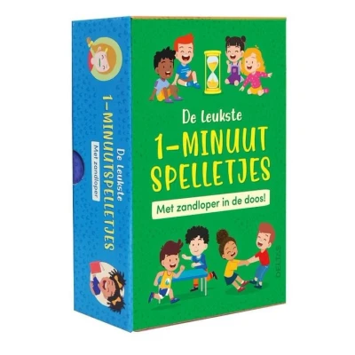 Afbeelding van Deltas De leukste 1 minuut spelletjes (met zandloper)
