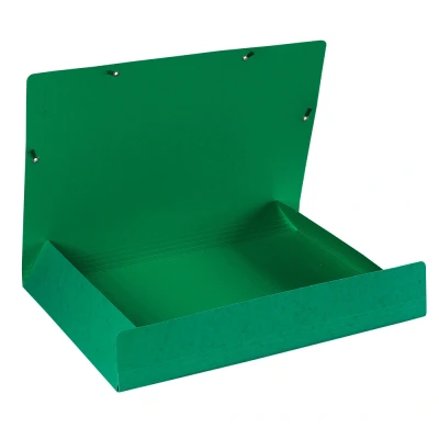 Afbeelding van Exacompta 59515E Verzamelmap (elastiek, 3 kleppen, Manila karton 600 g/m², voor DIN A3, 29,7 x 42 cm), 1 stuk, groen