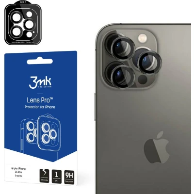 Afbeelding van Apple iPhone 15 Pro 3mk Lens Protection Graphite