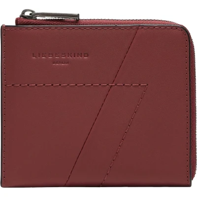 Afbeelding van LIEBESKIND BERLIN Kaarthoes Edda Calf Optic Nino Purse Berry Wijnrood