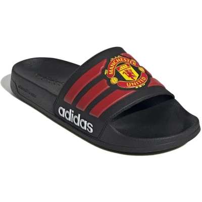 Afbeelding van adidas Performance Adilette Manchester United Unisex Badslippers, Heren, Maat: 46, Core black/red/white Schoenen