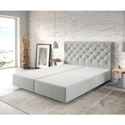 Afbeelding van Boxspring frame Dream Great microvezel zilvergrijs 160x200
