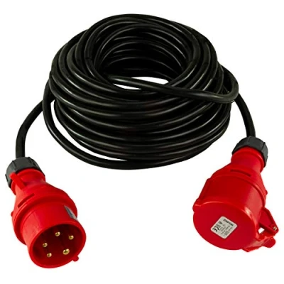 Afbeelding van REV Ritter 0063202 verlenging CEE H05VV F5G 2,5 mm2, 20 m, zwart