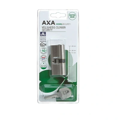 Afbeelding van AXA 7211 01 08/BL Dubbele veiligheidscilinder Security verlengd 30 35 65x17mm