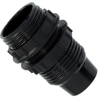 Afbeelding van BLS Fitting E14 Buitendraad Zwart 10 stuks